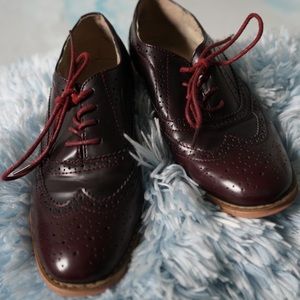 Burgundy Oxford Shoes